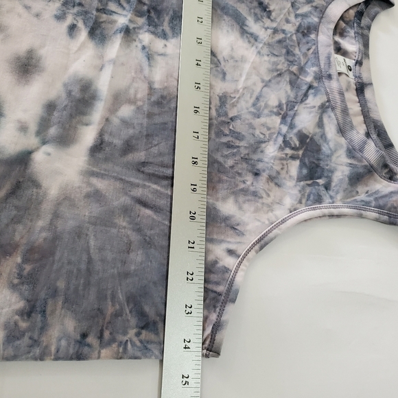 NWT 90 Degree By Reflex Mellow Pink Tie Dye Sleeveless Tank Size XX Large - Picture 7 of 10